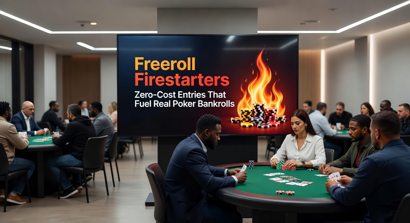 Nahaufnahme eines Poker-Laptops mit mehreren Turnierfenstern für Multi-Tabling in Freerolls